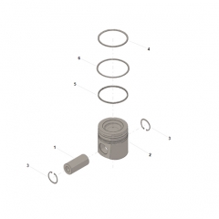 QST30 Kit de pistón 3800363 3093032 3092113 3093031 Piezas del motor del generador